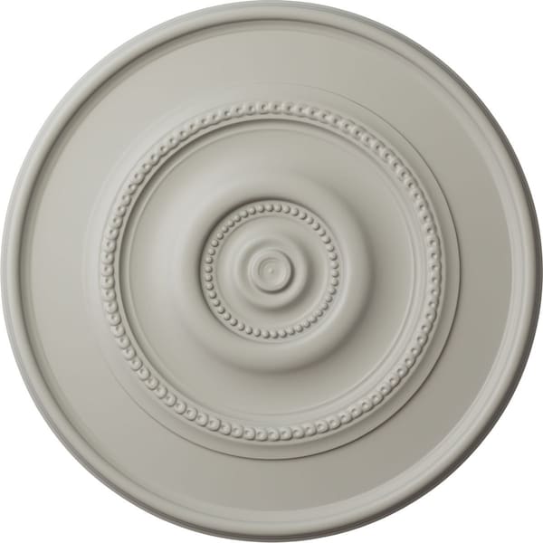 Ekena Millwork Dylar Ceiling Medallion (Fits Canopies up to 6 1/4"), Hand-Painted Pot of Cream, 30"OD x 2 1/4"P CM30DYPCF - main